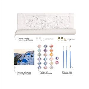 SENWANG Paint by Number for Adult Oil Painting Canvas Kits 16" x 20"